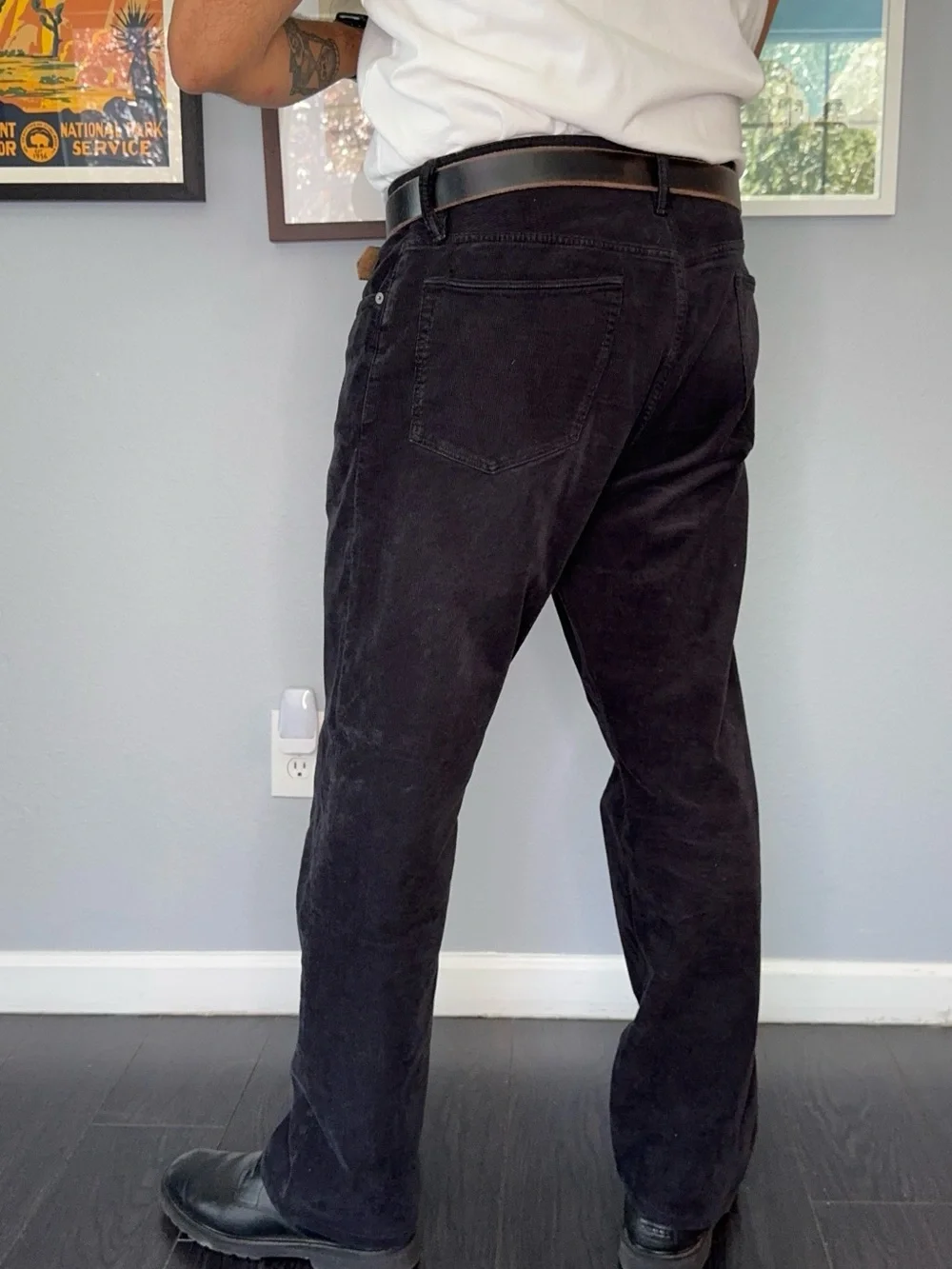 Todd Snyder Straight Fit Corduroy Pants Custom Black 35x32